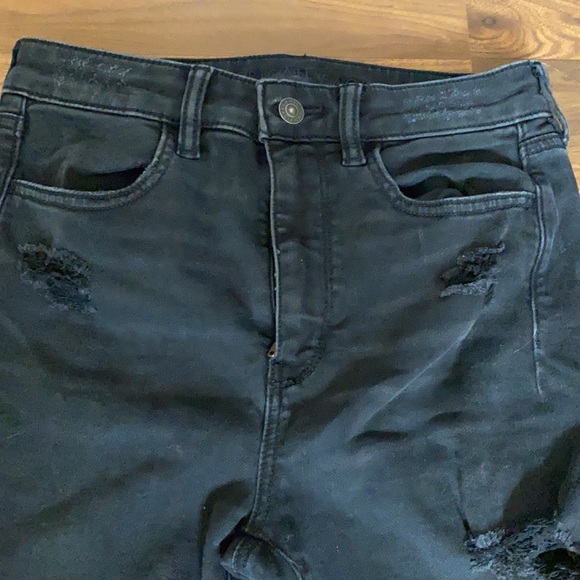 American eagle ripped black jeans. - Picture 2 of 3